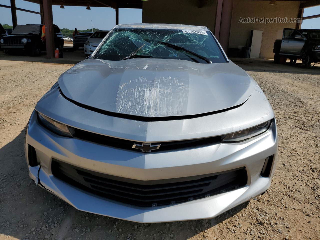 2018 Chevrolet Camaro Lt Серебряный vin: 1G1FB1RX8J0189629