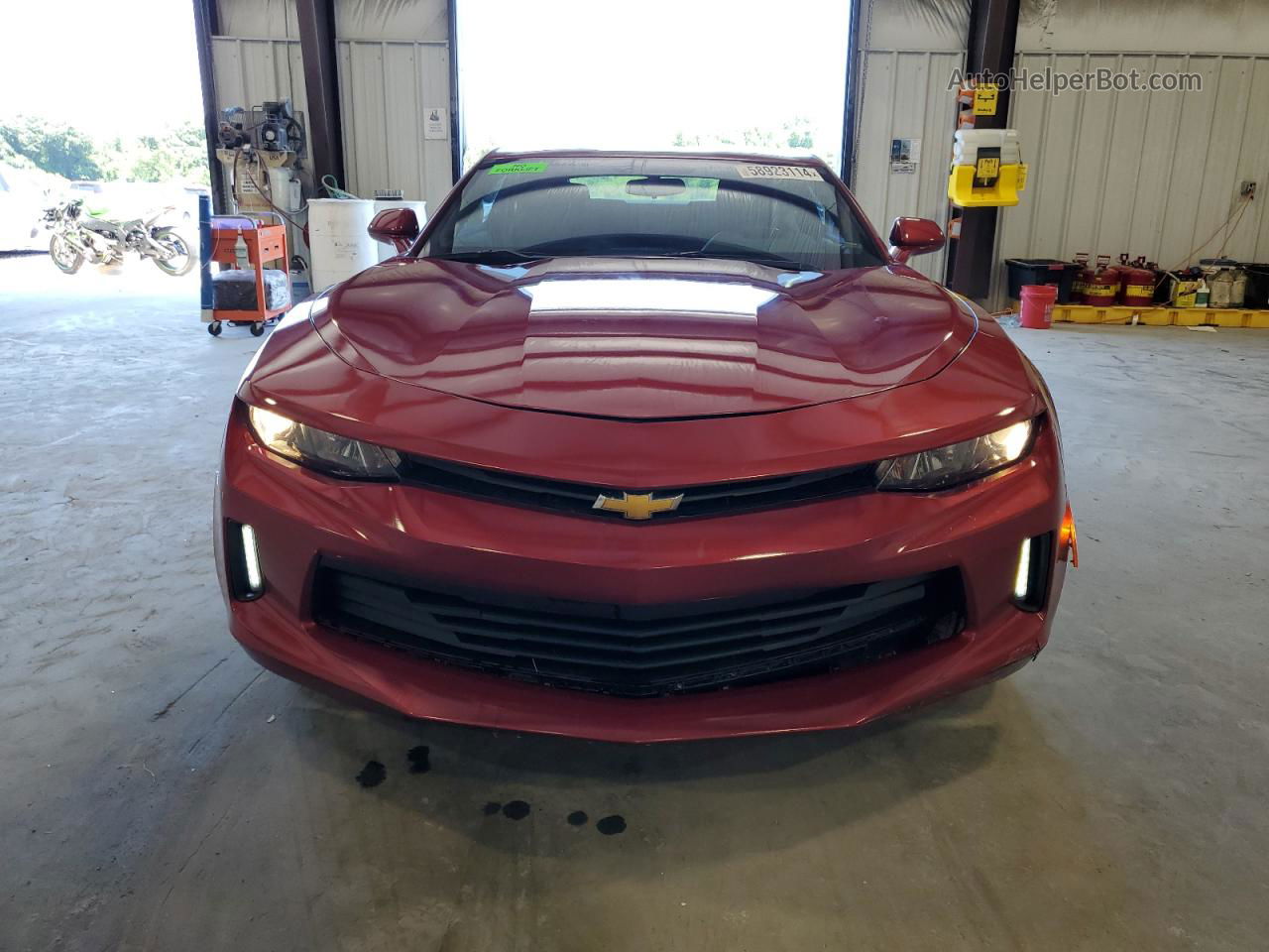 2018 Chevrolet Camaro Lt Red vin: 1G1FB1RX8J0191459