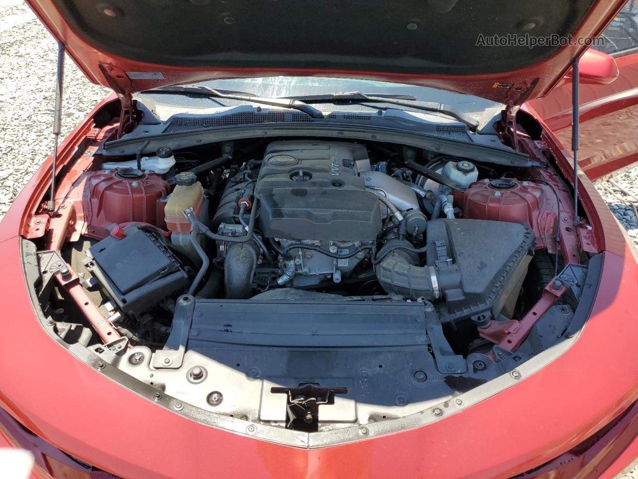 2018 Chevrolet Camaro Lt Red vin: 1G1FB1RX8J0191459