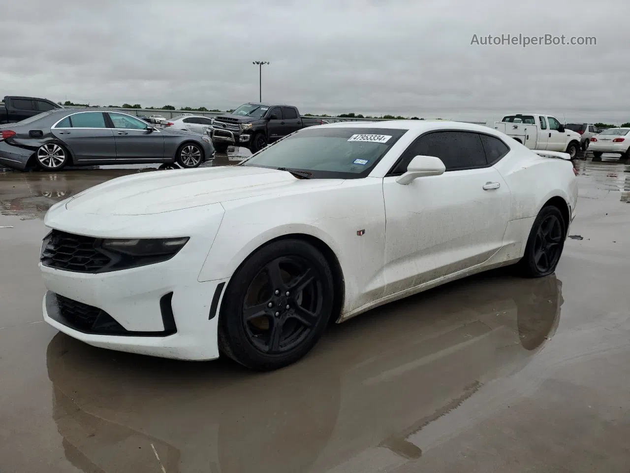 2020 Chevrolet Camaro Ls White vin: 1G1FB1RX8L0117316