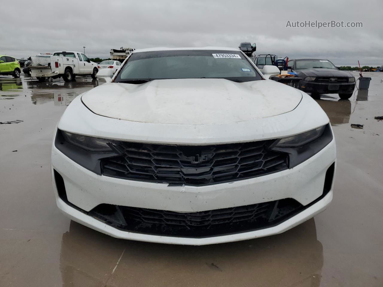 2020 Chevrolet Camaro Ls White vin: 1G1FB1RX8L0117316