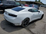 2017 Chevrolet Camaro Lt White vin: 1G1FB1RX9H0122046