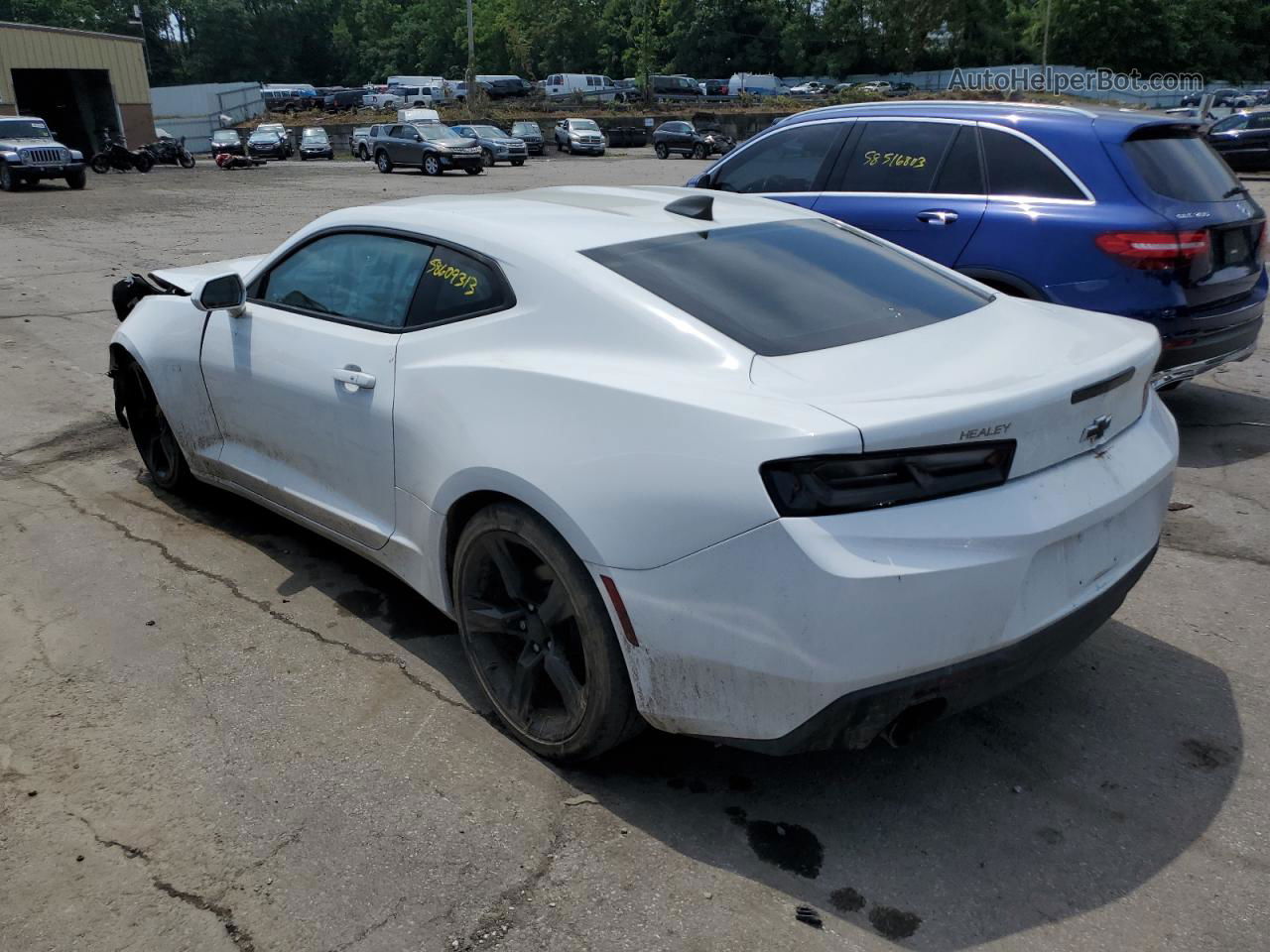 2017 Chevrolet Camaro Lt White vin: 1G1FB1RX9H0122046