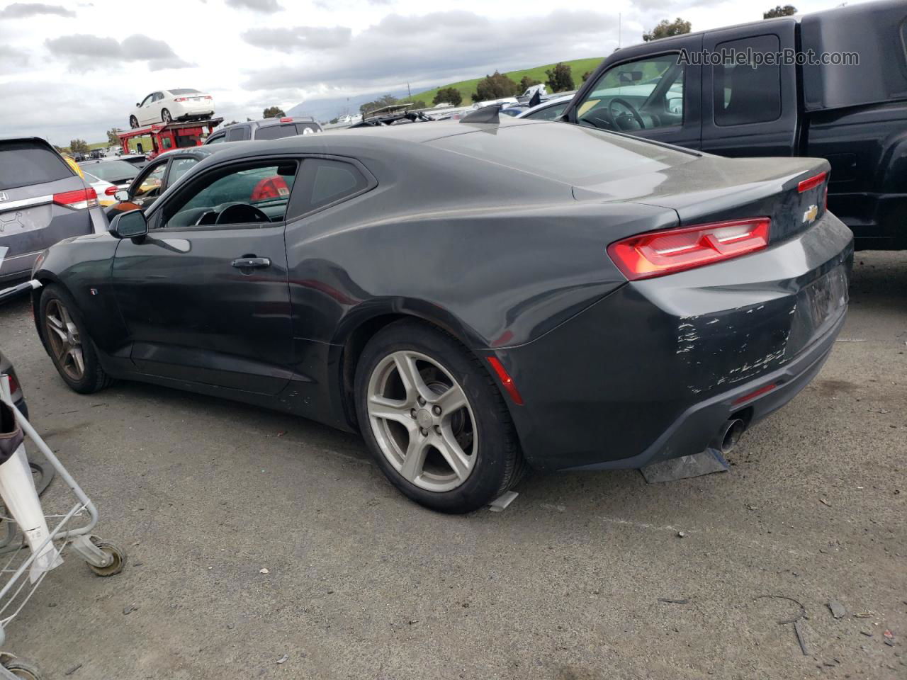 2017 Chevrolet Camaro Lt Gray vin: 1G1FB1RX9H0135542