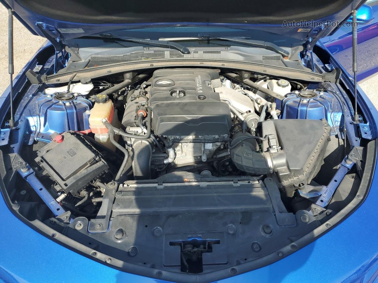 2018 Chevrolet Camaro Lt Blue vin: 1G1FB1RX9J0129455