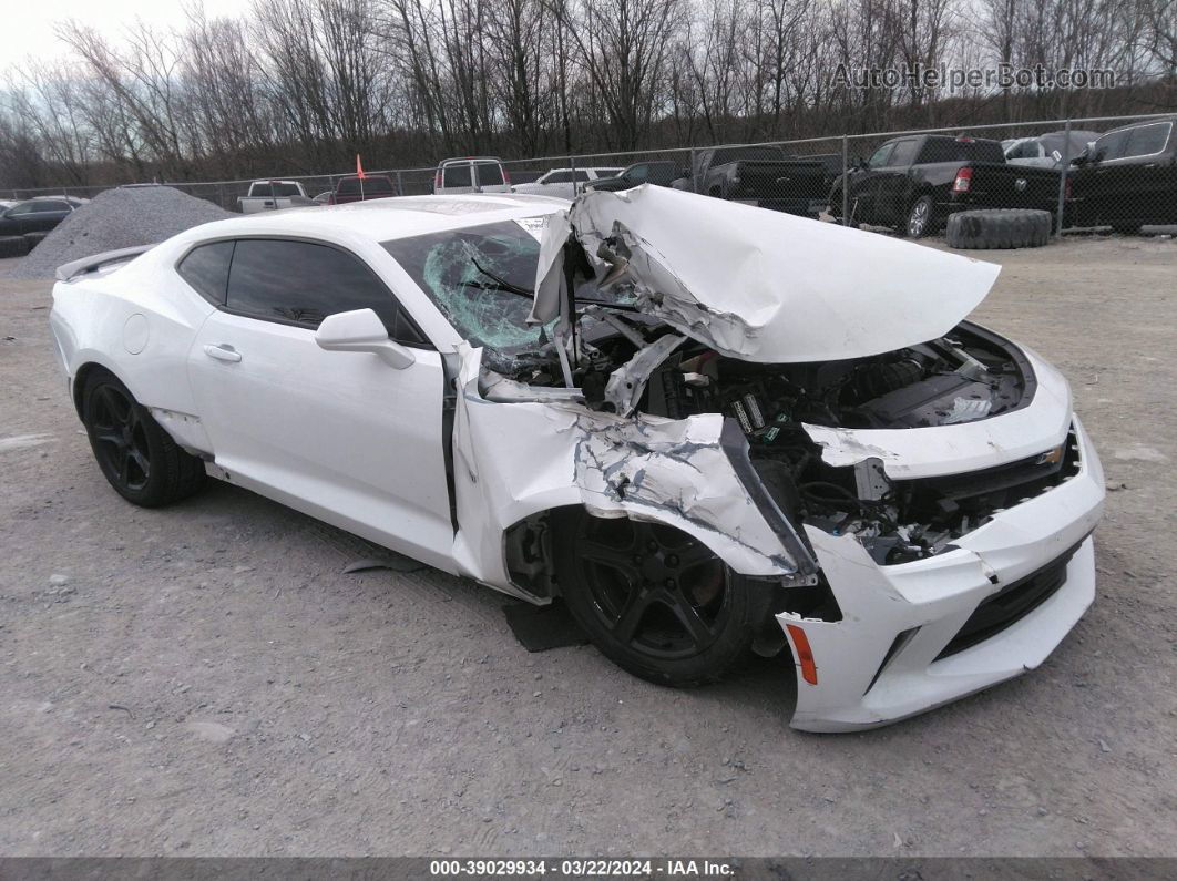 2018 Chevrolet Camaro 1lt White vin: 1G1FB1RX9J0143176