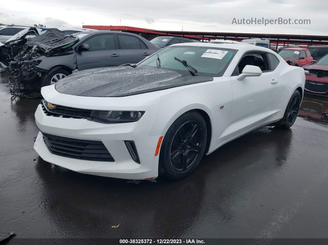 2018 Chevrolet Camaro 1lt White vin: 1G1FB1RX9J0152234