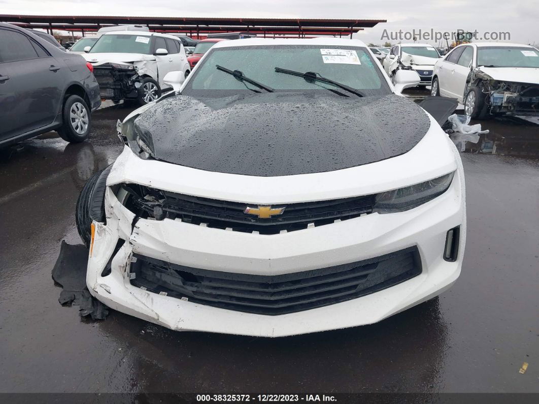 2018 Chevrolet Camaro 1lt White vin: 1G1FB1RX9J0152234