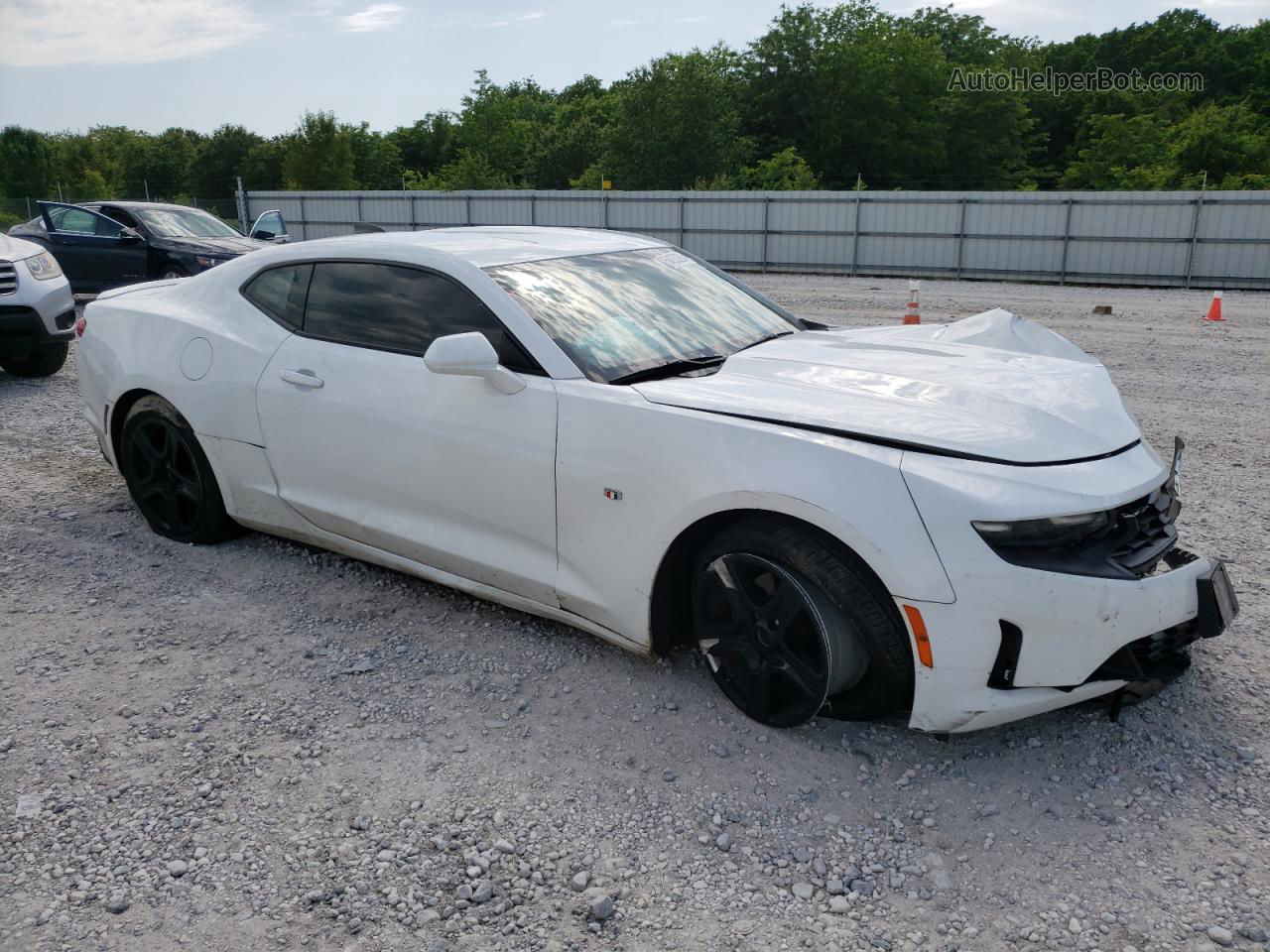 2020 Chevrolet Camaro Ls White vin: 1G1FB1RX9L0113596