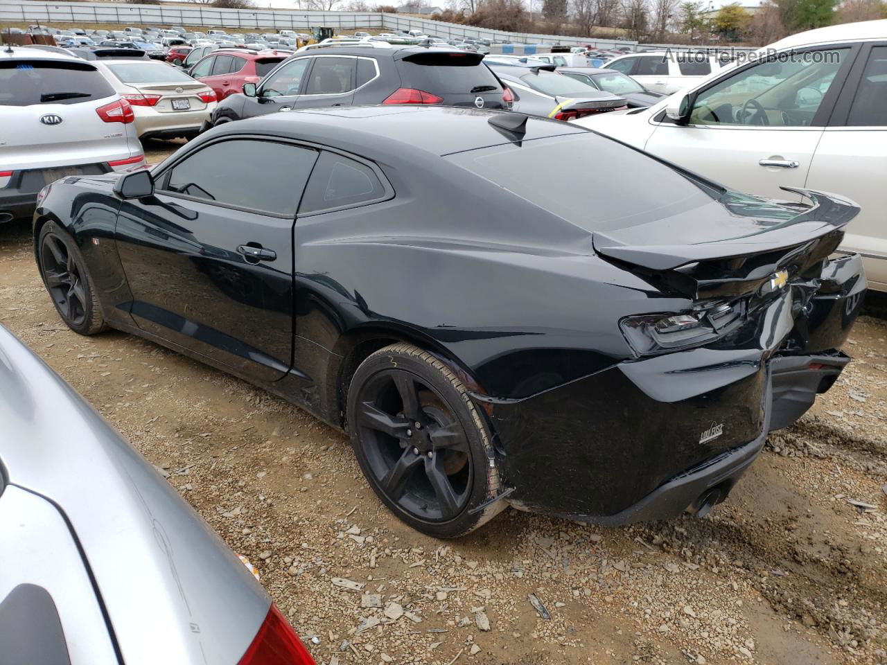 2017 Chevrolet Camaro Lt Black vin: 1G1FB1RXXH0124873