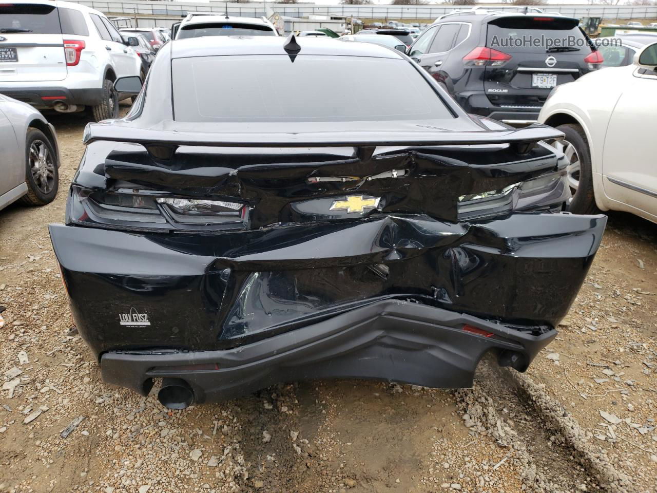 2017 Chevrolet Camaro Lt Black vin: 1G1FB1RXXH0124873