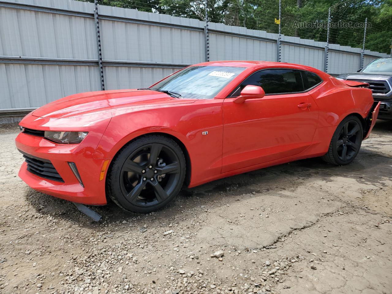 2017 Chevrolet Camaro Lt Red vin: 1G1FB1RXXH0126882