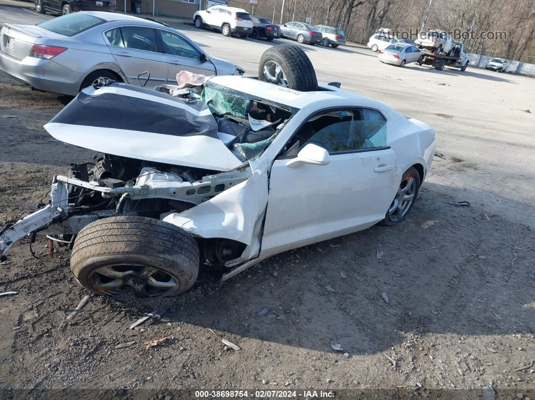 2018 Chevrolet Camaro 1lt White vin: 1G1FB1RXXJ0116391