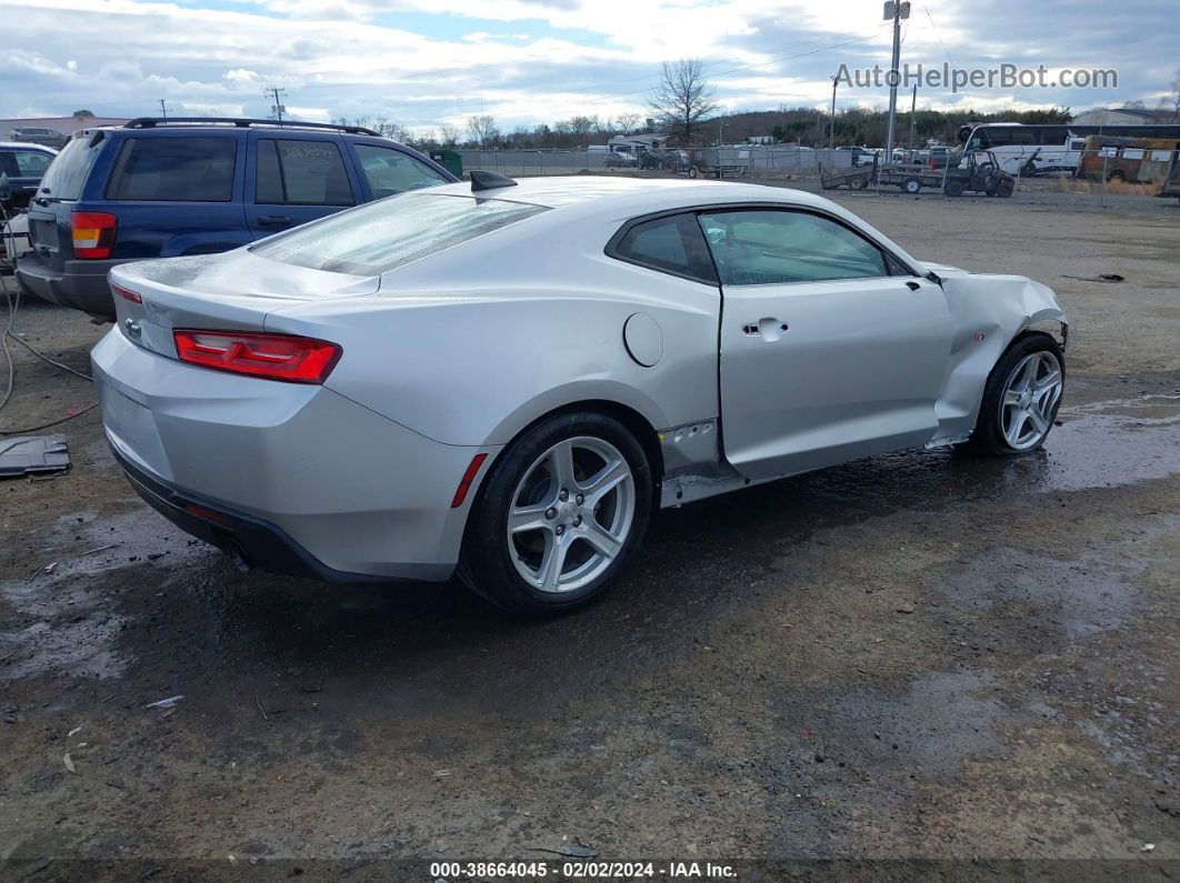 2018 Chevrolet Camaro 1lt Silver vin: 1G1FB1RXXJ0129559