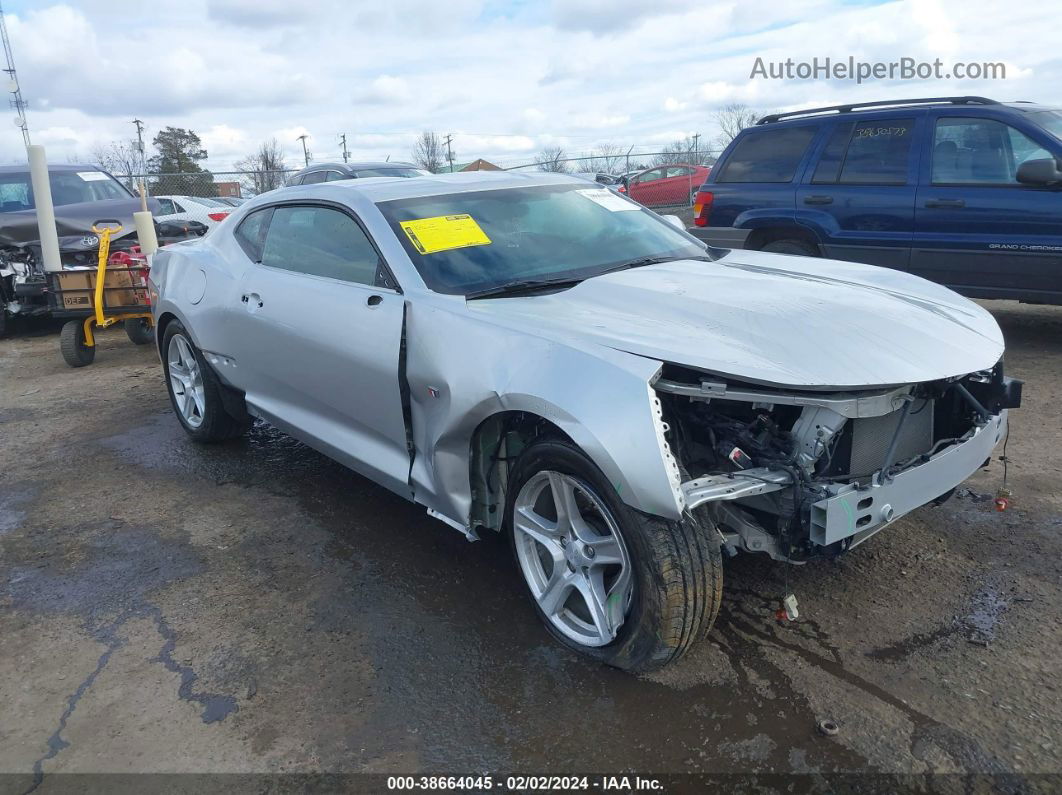 2018 Chevrolet Camaro 1lt Silver vin: 1G1FB1RXXJ0129559