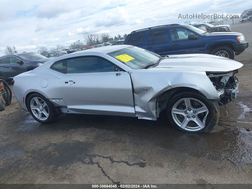 2018 Chevrolet Camaro 1lt Silver vin: 1G1FB1RXXJ0129559