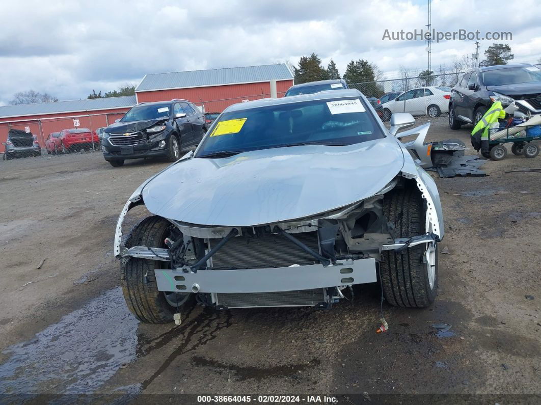 2018 Chevrolet Camaro 1lt Silver vin: 1G1FB1RXXJ0129559