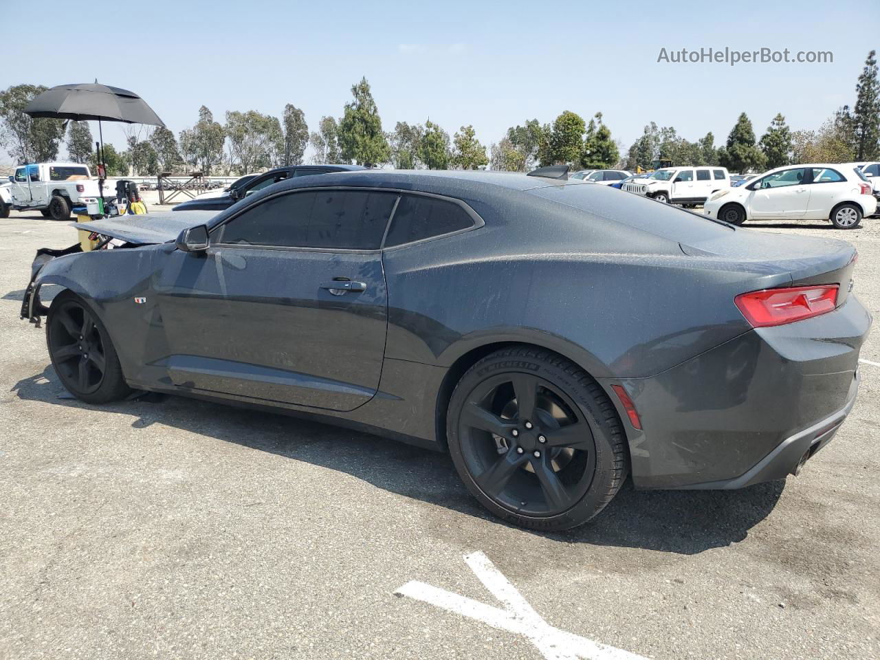 2018 Chevrolet Camaro Lt Charcoal vin: 1G1FB1RXXJ0155420