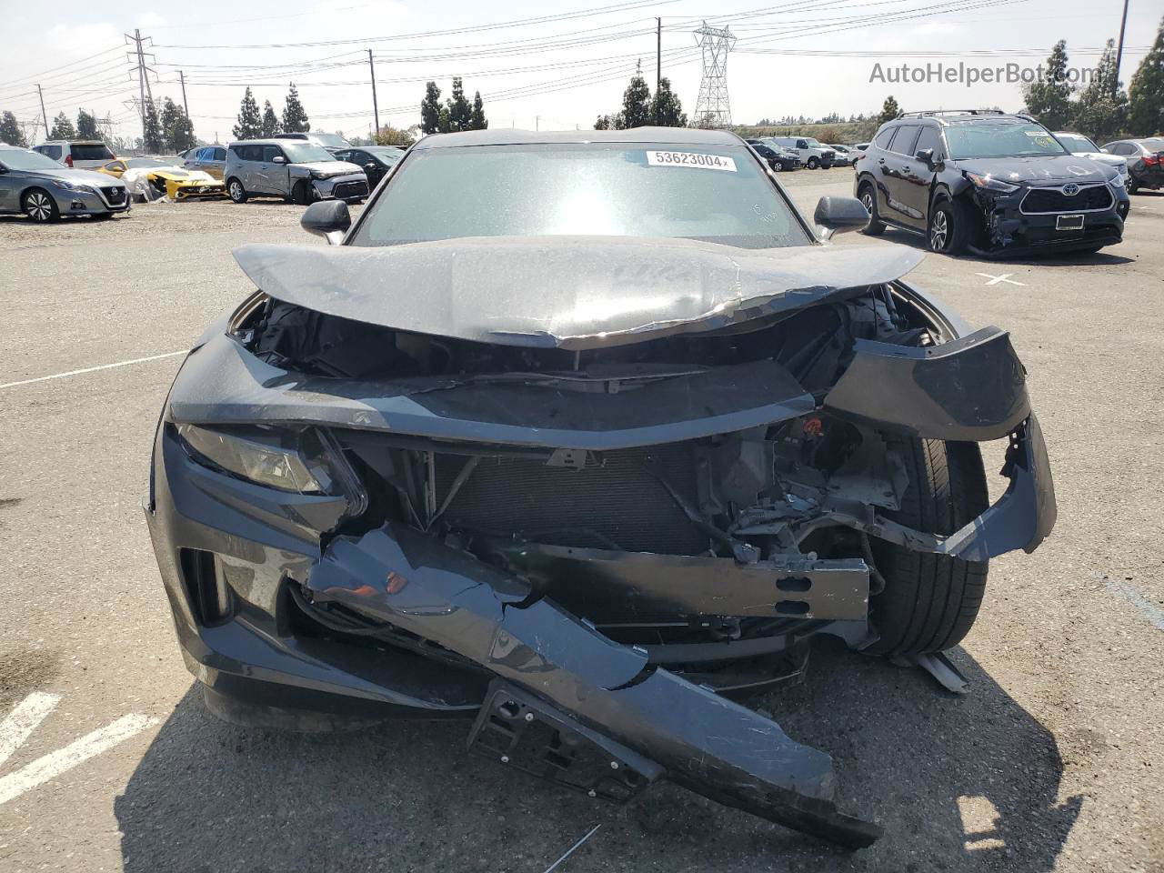 2018 Chevrolet Camaro Lt Charcoal vin: 1G1FB1RXXJ0155420