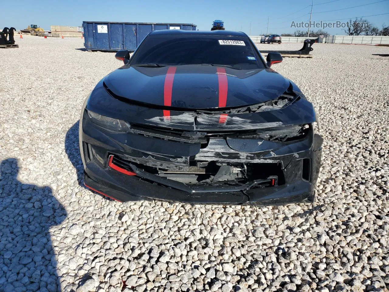 2018 Chevrolet Camaro Lt Black vin: 1G1FB1RXXJ0184335