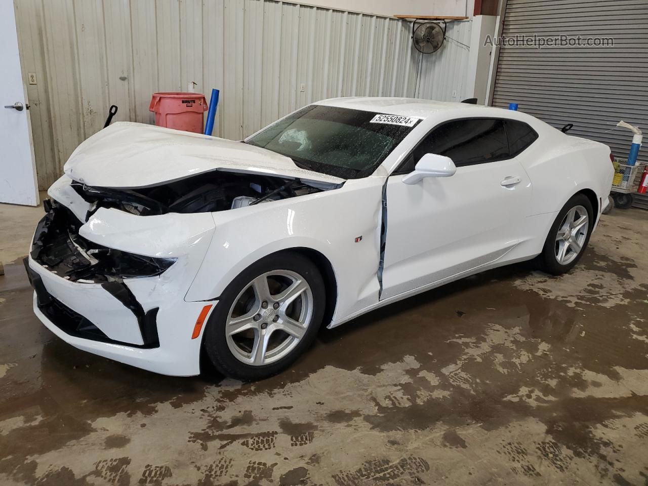 2020 Chevrolet Camaro Ls White vin: 1G1FB1RXXL0128737