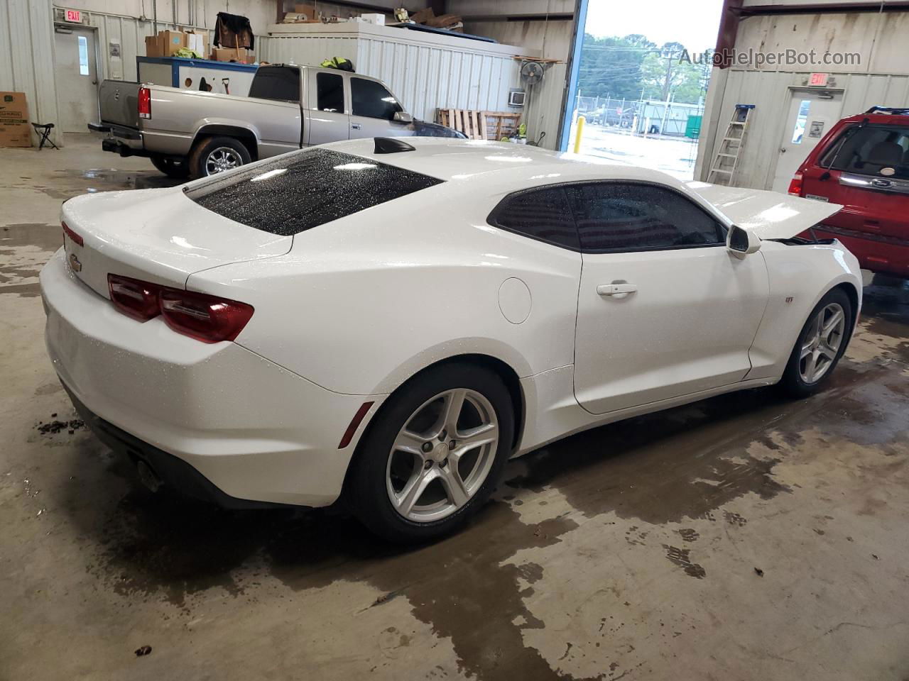 2020 Chevrolet Camaro Ls White vin: 1G1FB1RXXL0128737