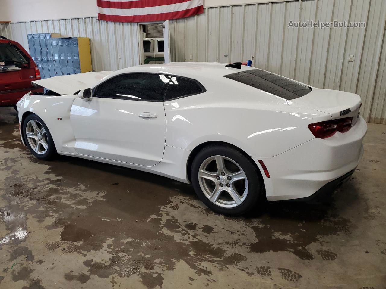 2020 Chevrolet Camaro Ls White vin: 1G1FB1RXXL0128737