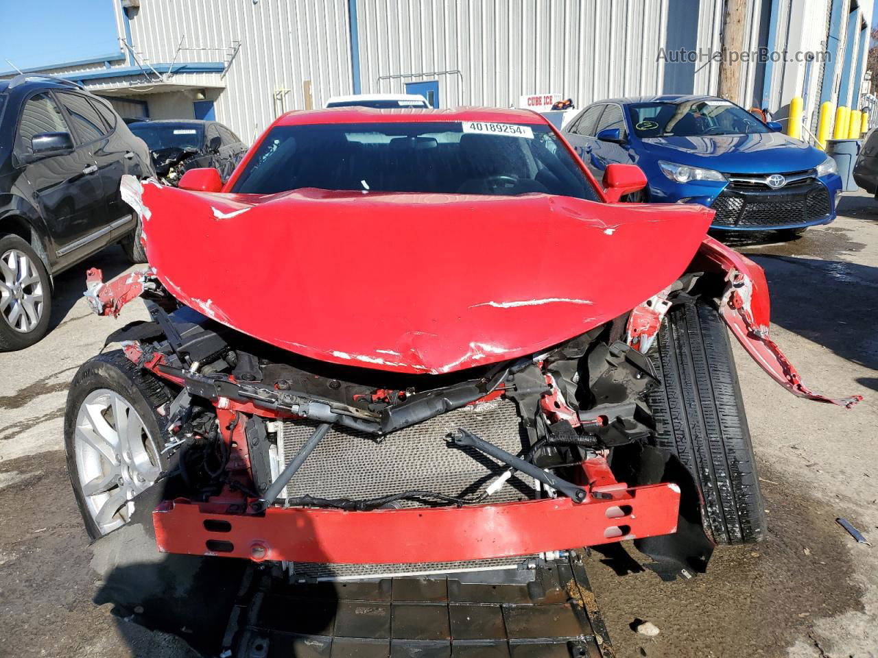 2020 Chevrolet Camaro Ls Red vin: 1G1FB1RXXL0149300