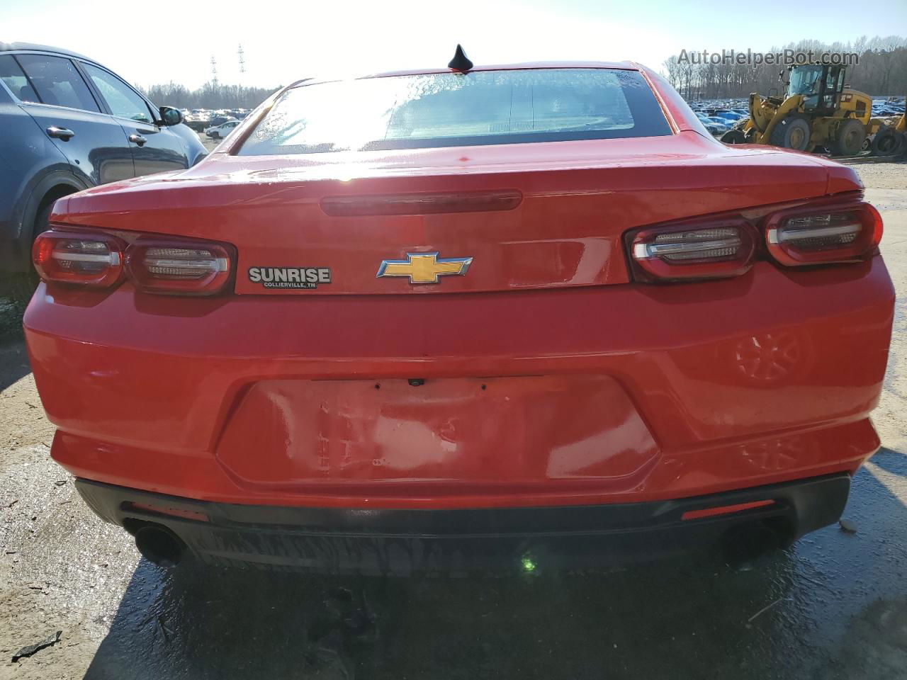 2020 Chevrolet Camaro Ls Red vin: 1G1FB1RXXL0149300