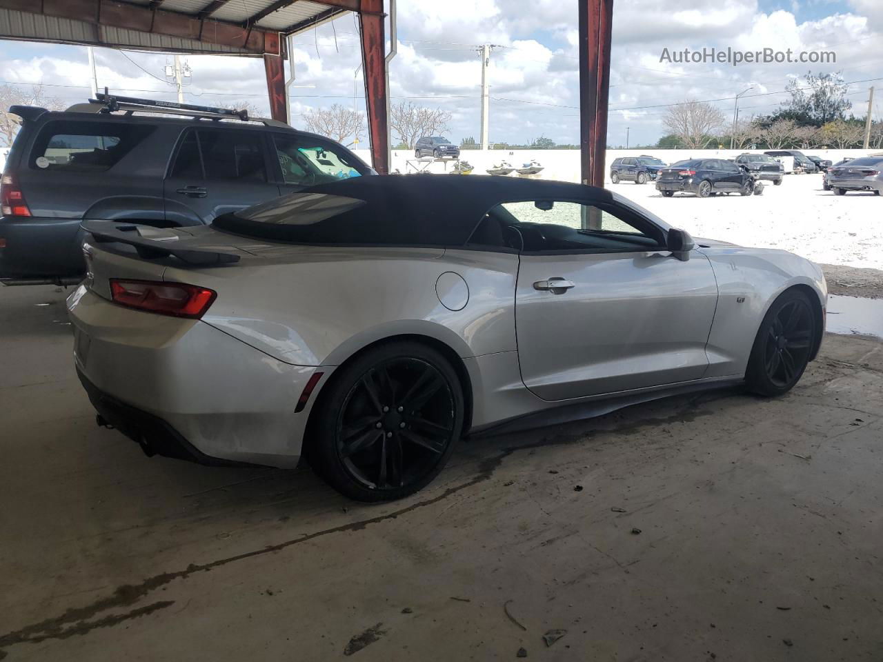 2017 Chevrolet Camaro Lt Silver vin: 1G1FB3DS0H0173877