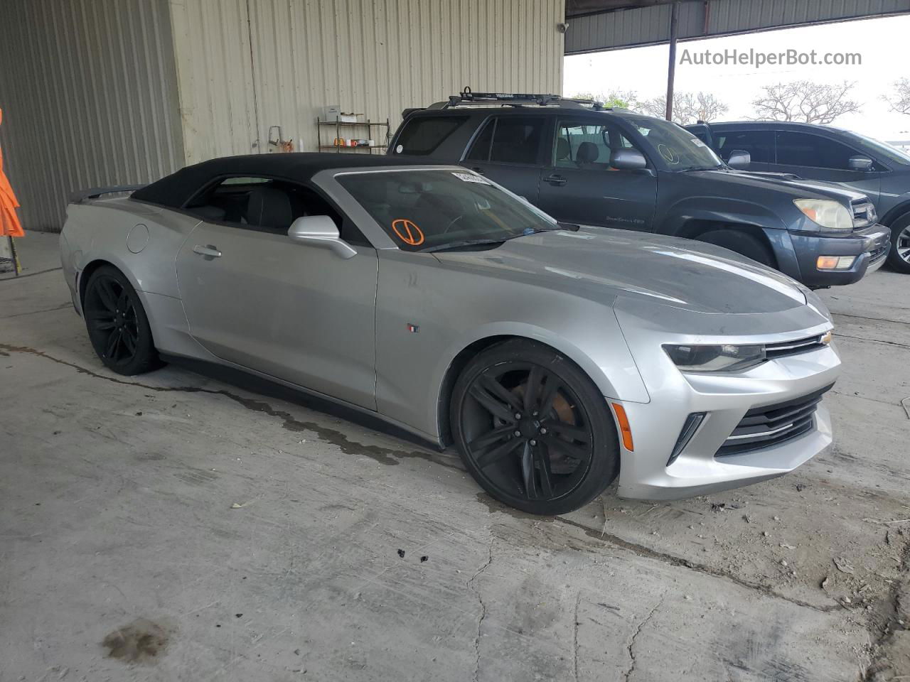 2017 Chevrolet Camaro Lt Silver vin: 1G1FB3DS0H0173877