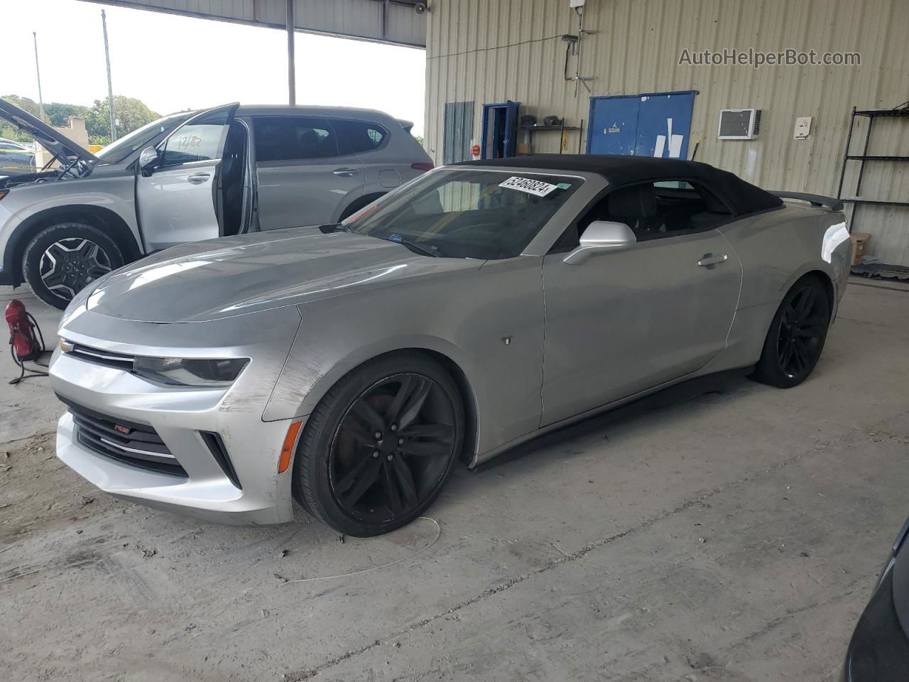 2017 Chevrolet Camaro Lt Silver vin: 1G1FB3DS0H0173877