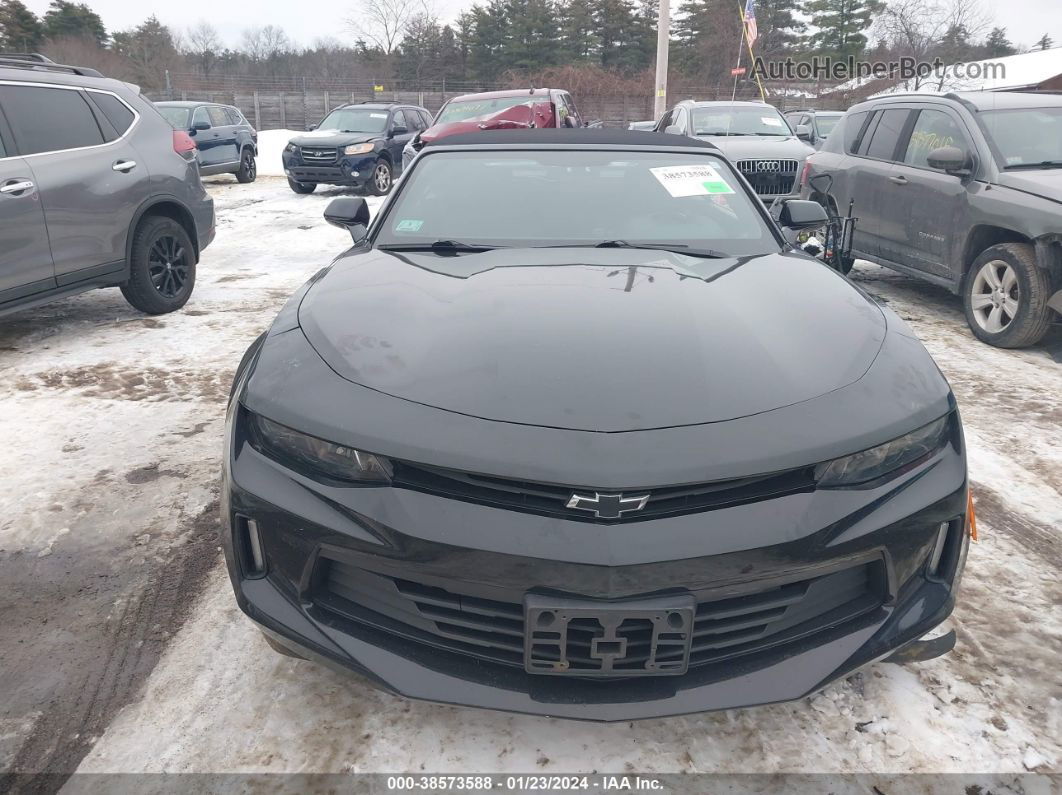 2017 Chevrolet Camaro 1lt Black vin: 1G1FB3DS0H0210684