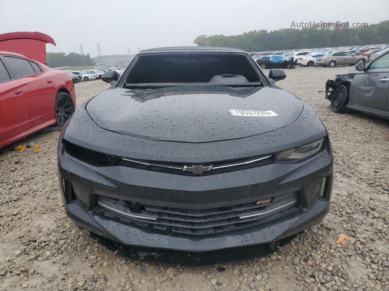 2018 Chevrolet Camaro Lt Black vin: 1G1FB3DS0J0131070