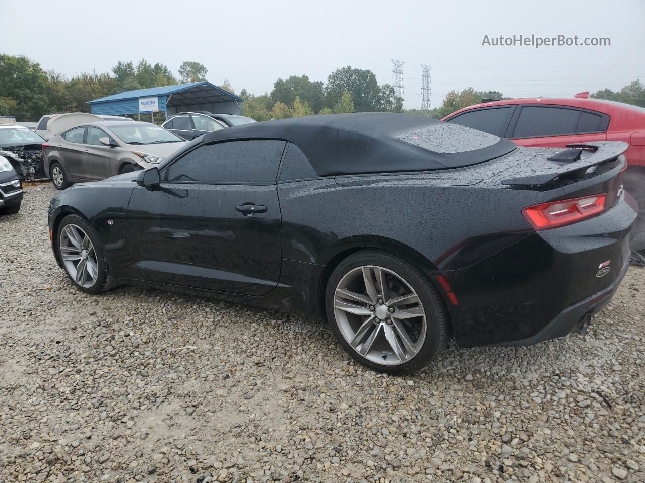 2018 Chevrolet Camaro Lt Black vin: 1G1FB3DS0J0131070