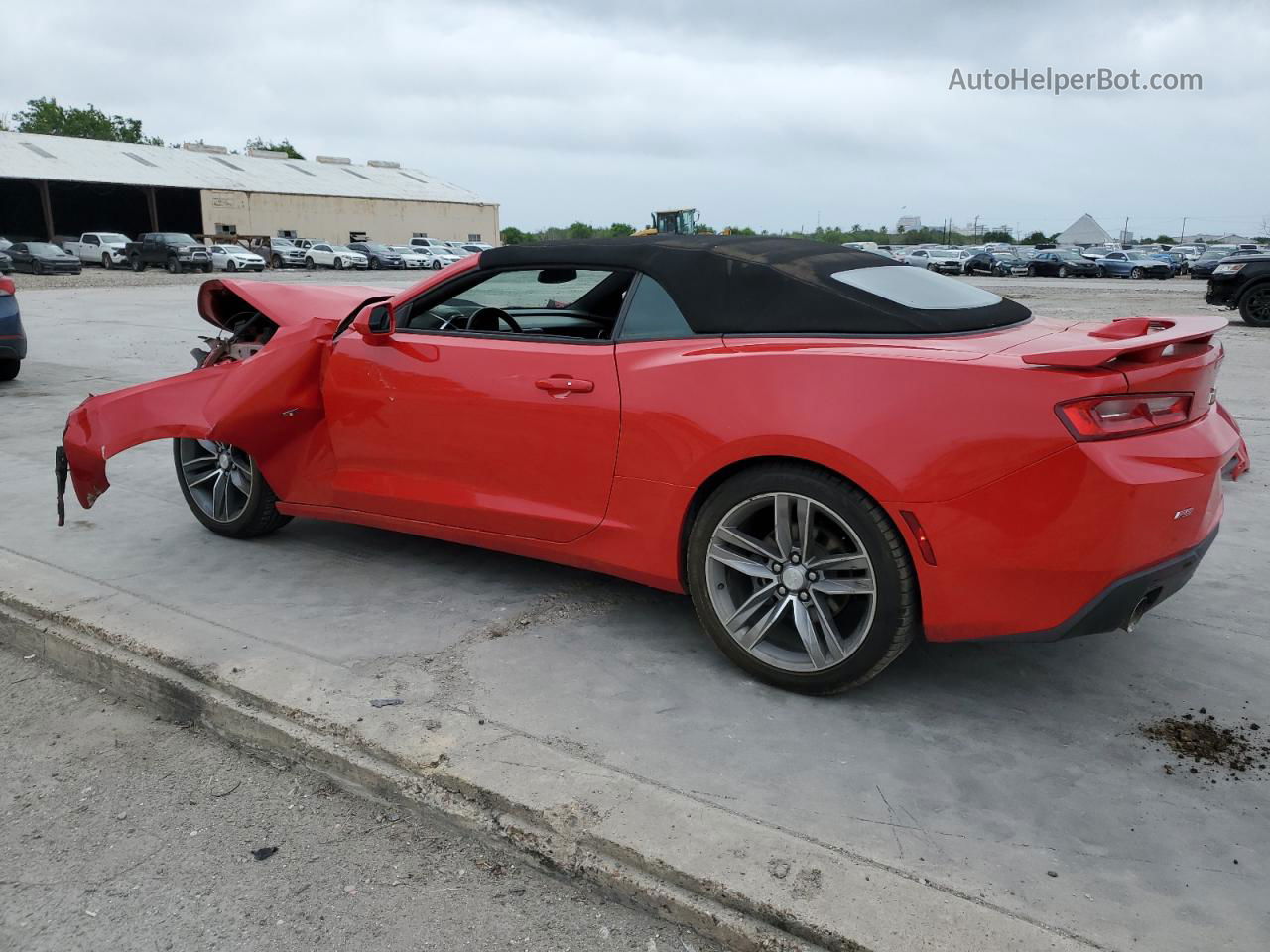 2018 Chevrolet Camaro Lt Red vin: 1G1FB3DS0J0150007