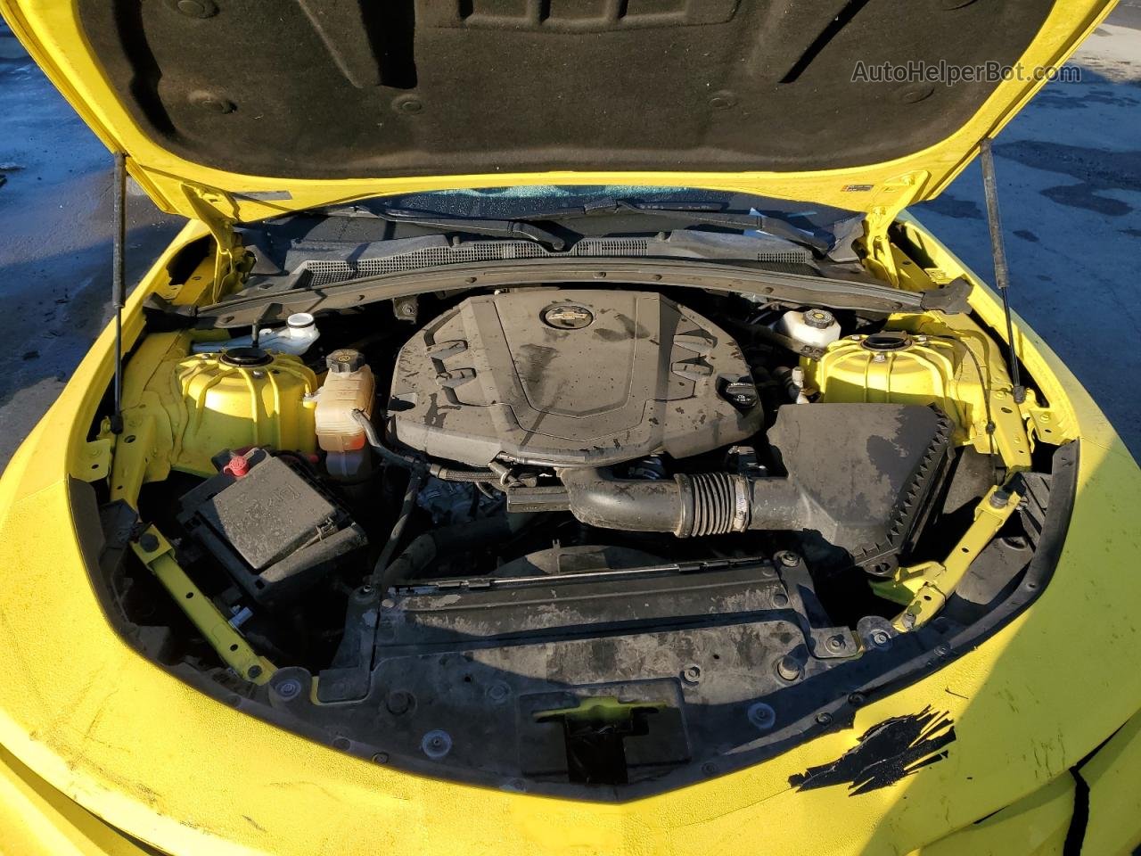 2018 Chevrolet Camaro Lt Желтый vin: 1G1FB3DS2J0103755