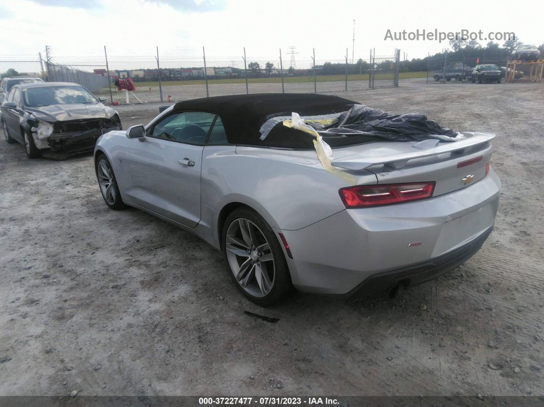 2017 Chevrolet Camaro 1lt Silver vin: 1G1FB3DS3H0192164