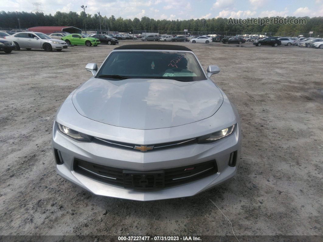 2017 Chevrolet Camaro 1lt Silver vin: 1G1FB3DS3H0192164