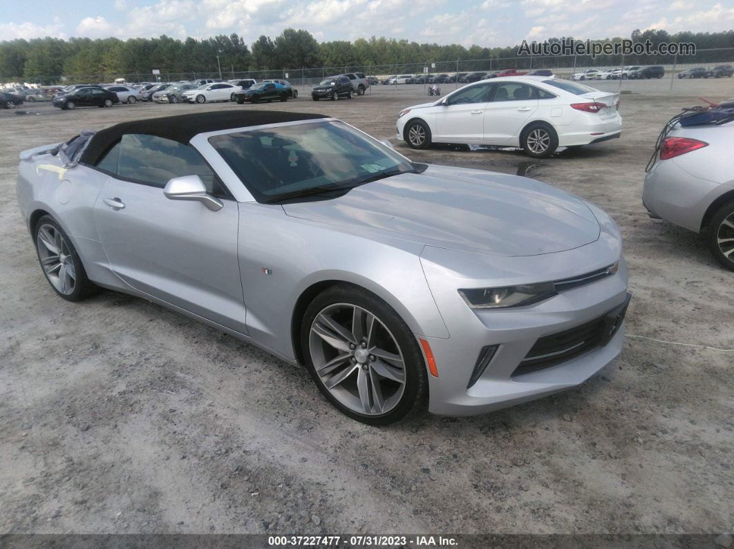 2017 Chevrolet Camaro 1lt Silver vin: 1G1FB3DS3H0192164