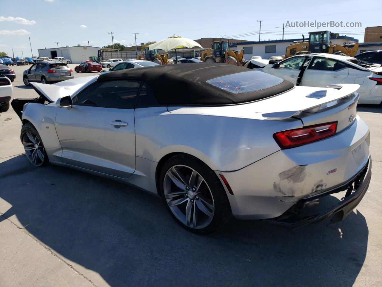 2018 Chevrolet Camaro Lt Серебряный vin: 1G1FB3DS3J0144184