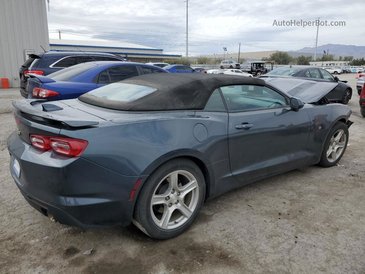 2020 Chevrolet Camaro Ls Gray vin: 1G1FB3DS3L0109647