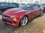 2017 Chevrolet Camaro Lt Red vin: 1G1FB3DS4H0103010