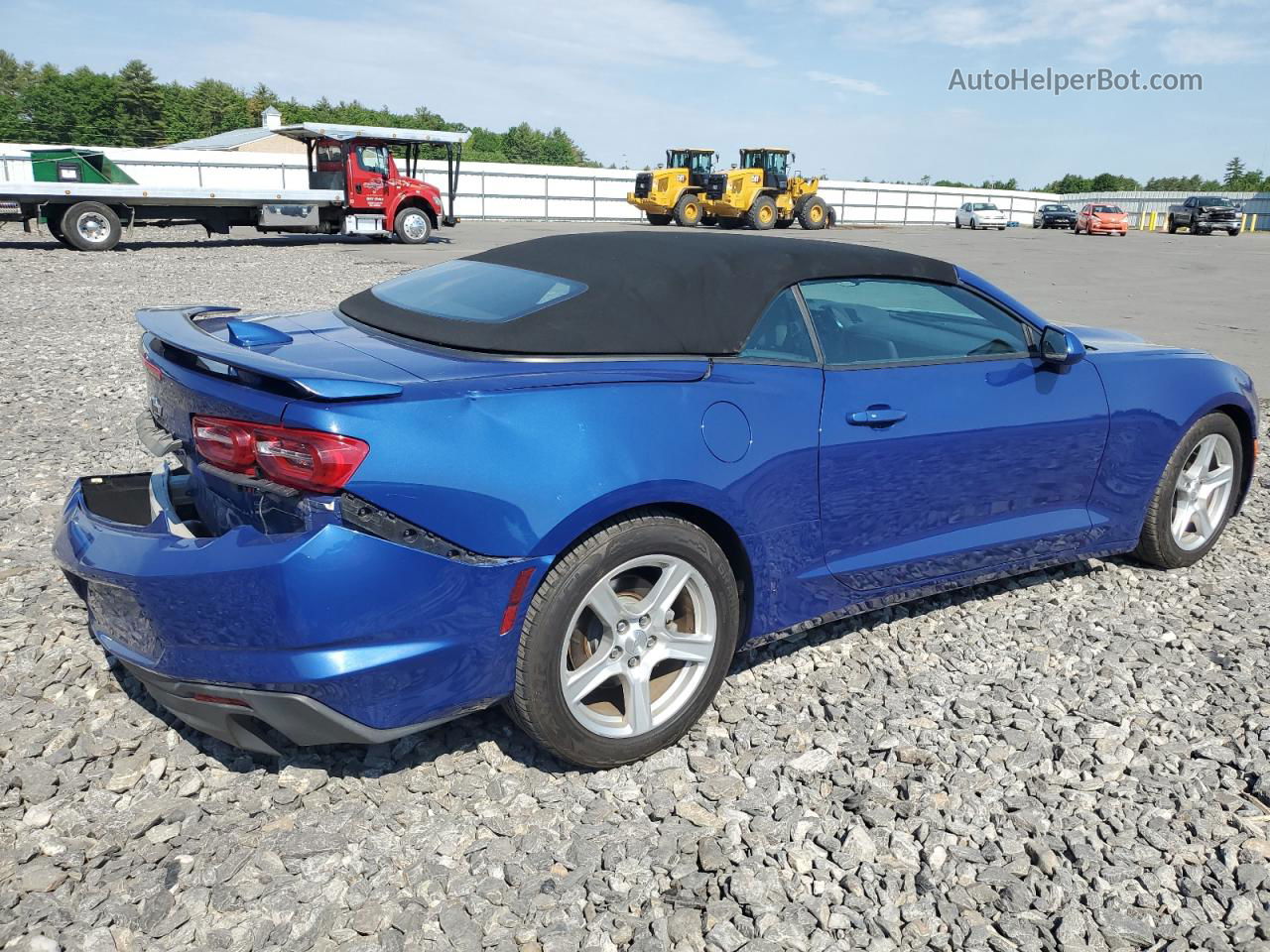 2020 Chevrolet Camaro Ls Blue vin: 1G1FB3DS4L0109382