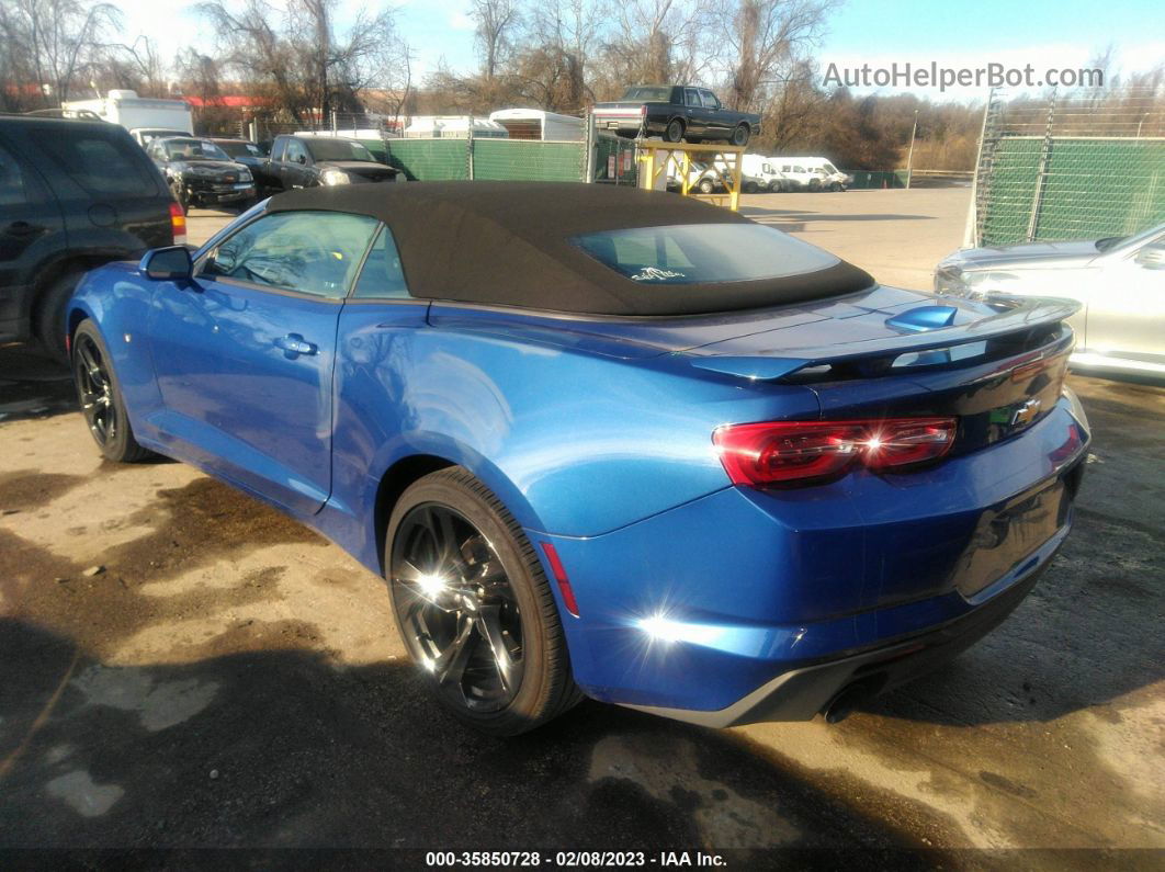 2020 Chevrolet Camaro Rwd  1lt Синий vin: 1G1FB3DS4L0109575