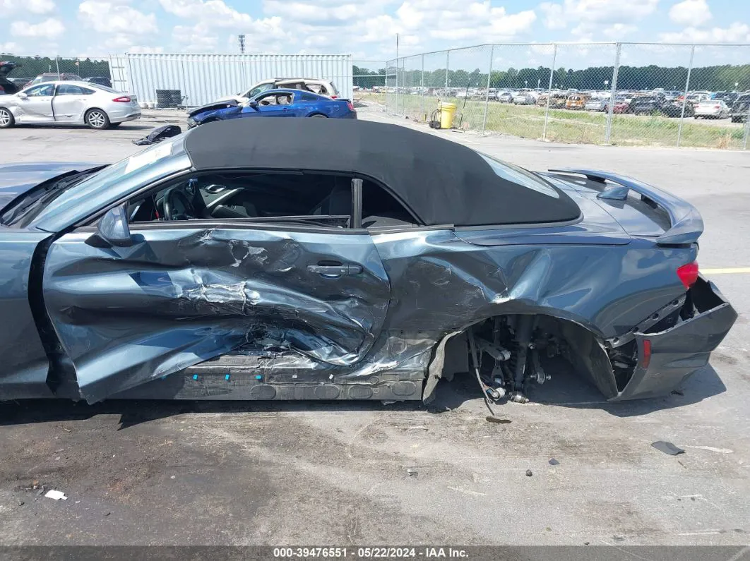 2020 Chevrolet Camaro Rwd  1lt Gray vin: 1G1FB3DS4L0115019