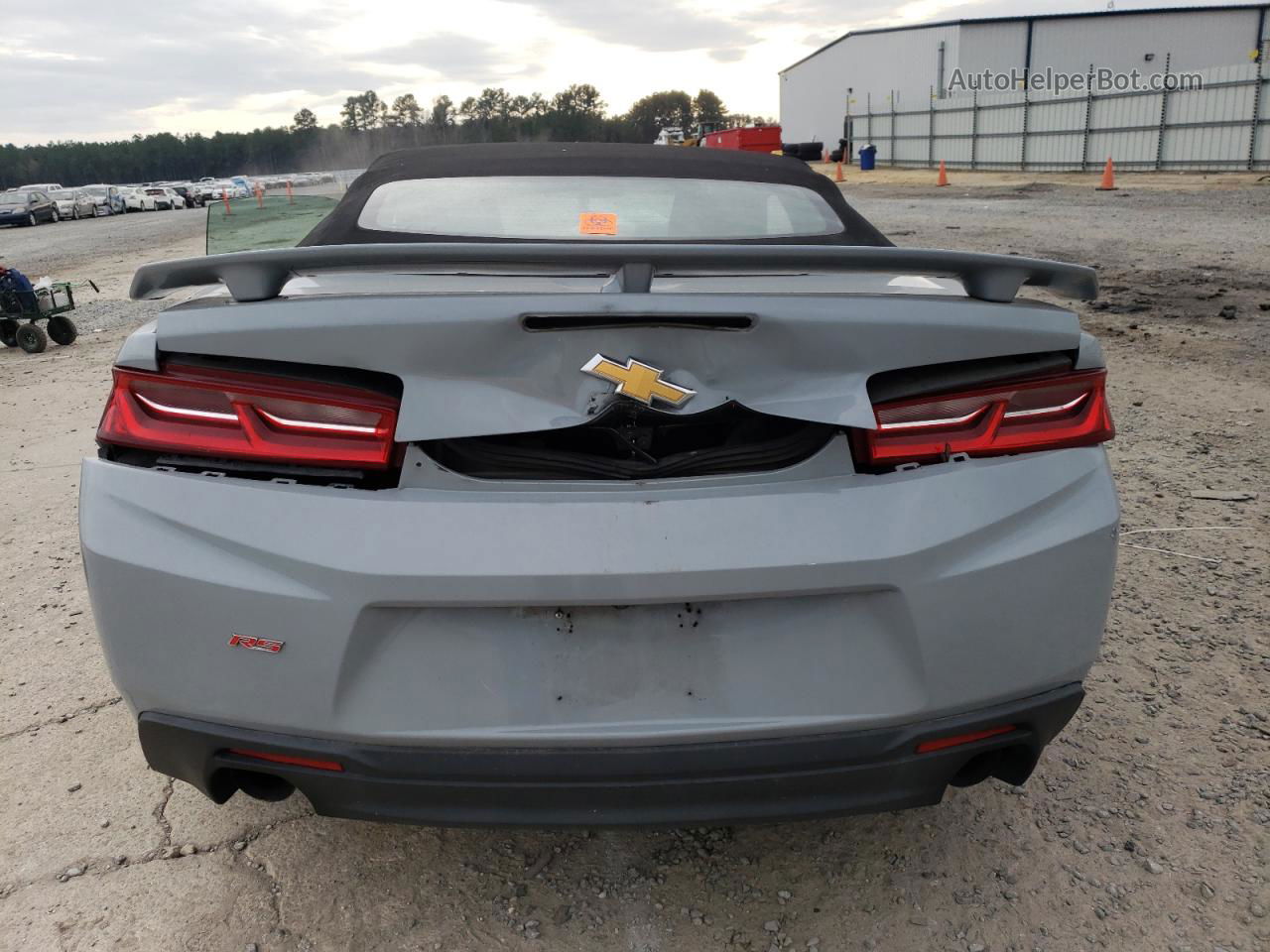 2018 Chevrolet Camaro Lt Серый vin: 1G1FB3DS5J0123949