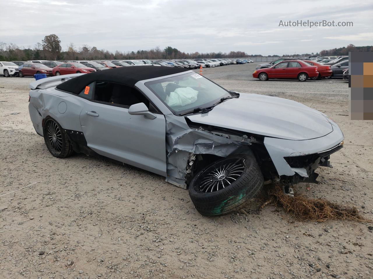 2018 Chevrolet Camaro Lt Gray vin: 1G1FB3DS5J0123949