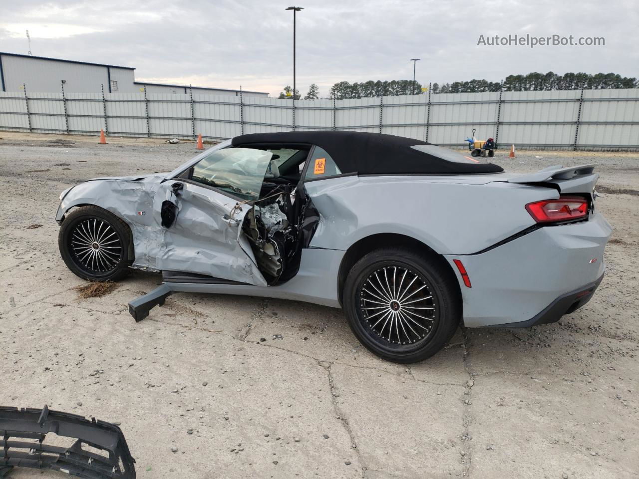 2018 Chevrolet Camaro Lt Gray vin: 1G1FB3DS5J0123949