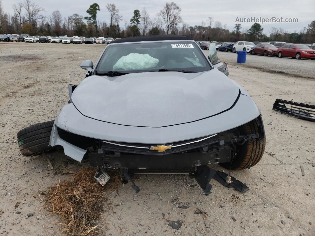 2018 Chevrolet Camaro Lt Gray vin: 1G1FB3DS5J0123949